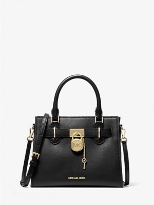 MICHAEL KORS Hamilton Satchel Bag in Black