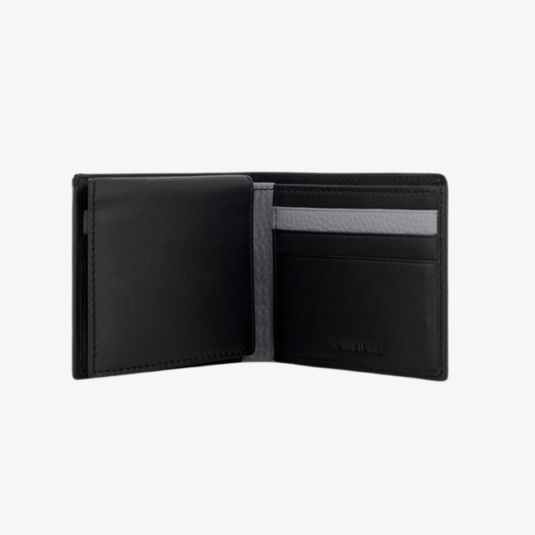 Karl Lagerfeld Paris Men's Leather Iconic Logo Wallet