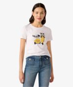 karl lagerfeld scooter tee white tshirt