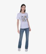 KARL LAGERFELD PARIS LIFE TEE WOMEN'S TSHIRT IN WHITE