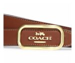 COACH Morgan Leather Belt in Brown