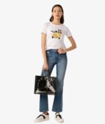 karl lagerfeld scooter tee white tshirt