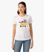 karl lagerfeld scooter tee white tshirt