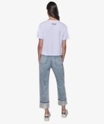 Karl Lagerfeld White Iconic Top in white