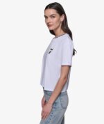Karl Lagerfeld White Iconic Top in white