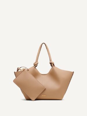DKNY Commuter Convertible Satchel & Tote in CAPPUCINO