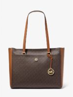 MICHAEL KORS Maisie Large Logo 3-in-1 Tote Bag in Signature Brown