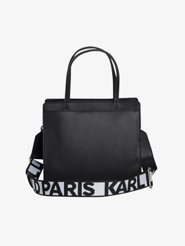 KARL LAGERFELD Maybelle Satchel Duo L in Black