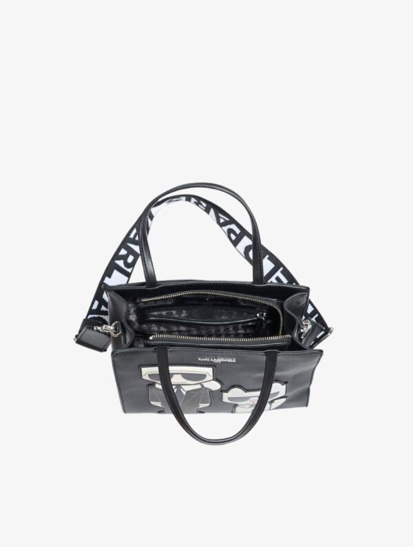 KARL LAGERFELD Maybelle Satchel Duo L in Black