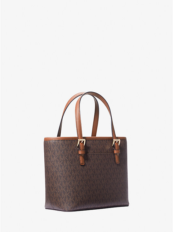 MICHAEL KORS Jet Set Mini Tote Bag In Signature Brown