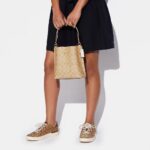 COACH Mollie Bucket Bag 22 in Signature Canvas Light Beige