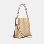 COACH Mollie Bucket Bag 22 in Signature Canvas Light Beige
