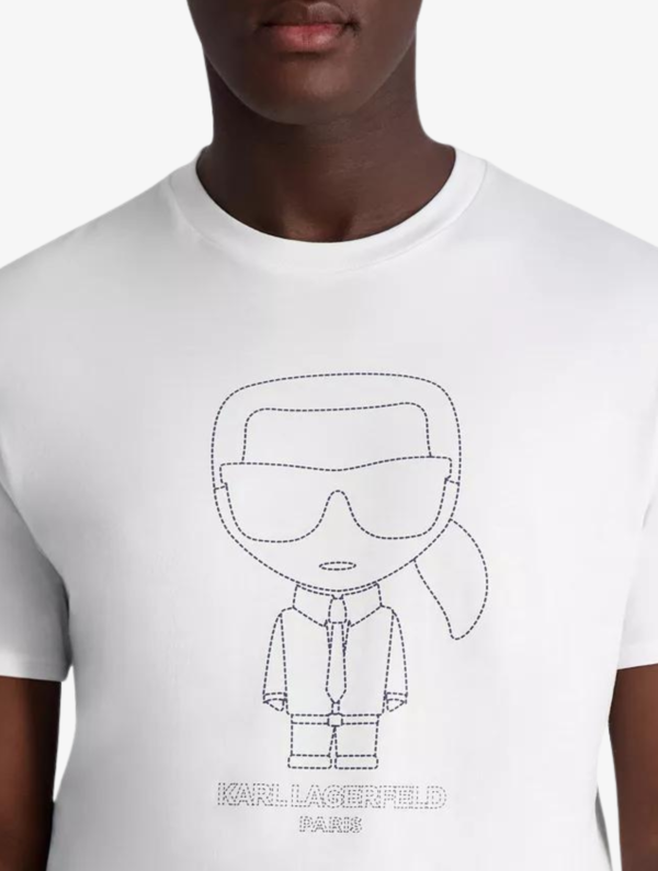 KARL LAGERFELD Men's Outline Karl Character T-shirt