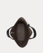 Ralph Lauren Reversible Medium Tote In Taupe & BLack With Wristlet
