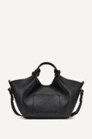 DKNY Paula Commuter SMALL CONVERTIBLE SATCHEL AND CROSSBODY BAG IN BLACK