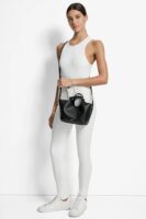 DKNY Paula Commuter SMALL CONVERTIBLE SATCHEL AND CROSSBODY BAG IN BLACK