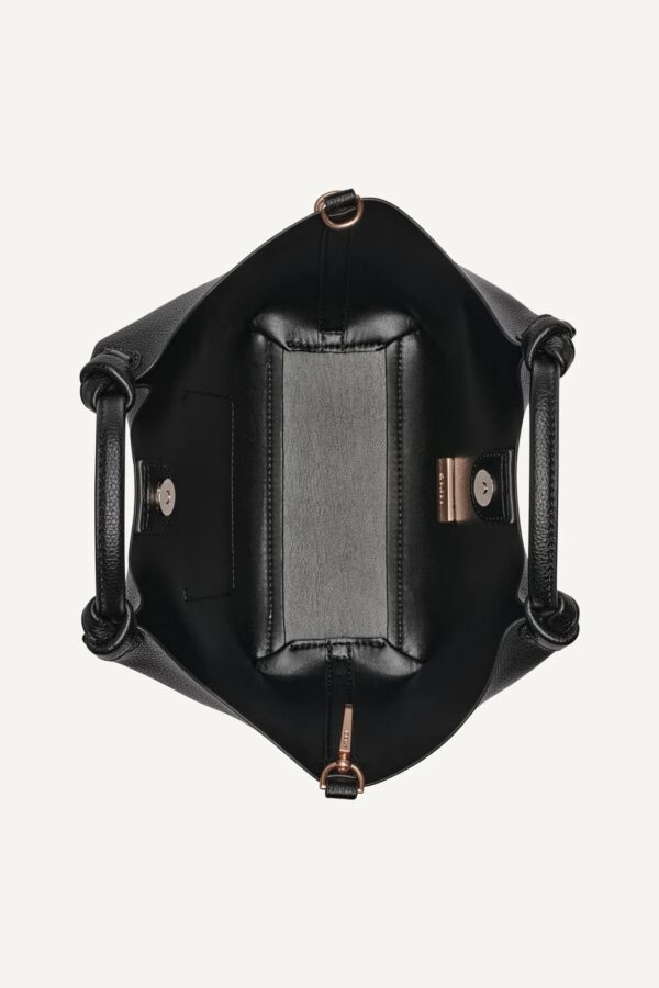 DKNY Paula Commuter SMALL CONVERTIBLE SATCHEL AND CROSSBODY BAG IN BLACK