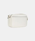 Karl Lagerfeld Maybelle camera crossbody with Golden pins in white