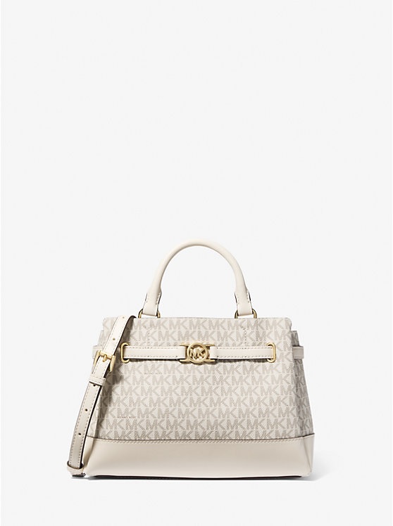 MICHAEL KORS Reed Satchel In Signature Cream
