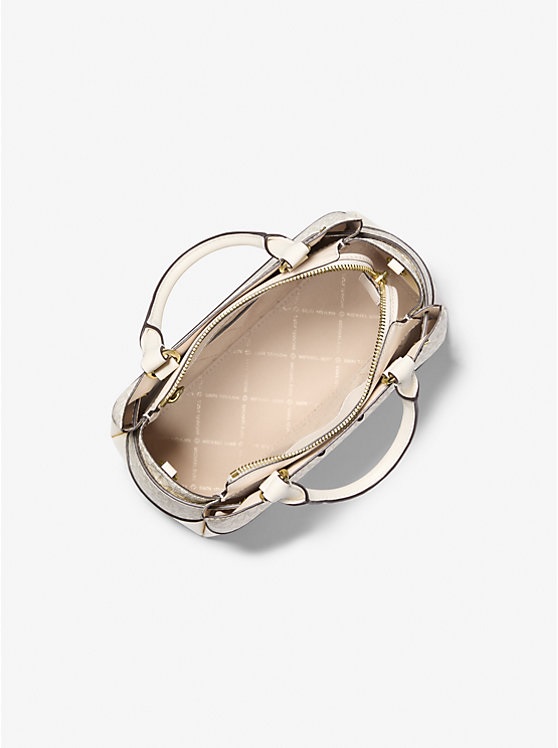 MICHAEL KORS Reed Satchel In Signature Cream