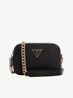 GUESS Noelle Camera Crossbody Bag in Black