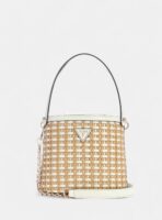 GUESS Raffia Bucket Bag