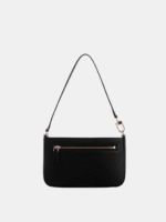GUESS Noelle Mini Top-Zip Shoulder Bag in Black