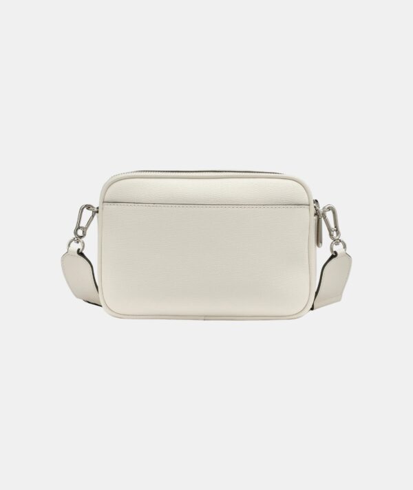 KARL LAGERFELD Maybelle Duo Corner Camera Crossbody Bag in White