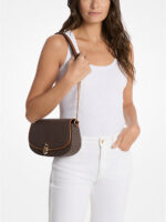 MICHAEL KORS Mila Medium Crossbody Bag In Signature Brown