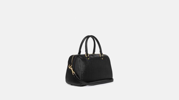 COACH Rowan Satchel Bag in Black