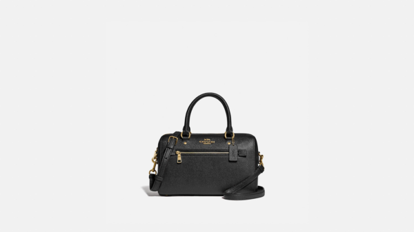 COACH Rowan Satchel Bag in Black