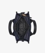 KARL LAGERFELD Kristina Small Tote Bag With Top Zipper In Denim Blue