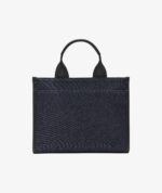 KARL LAGERFELD Kristina Small Tote Bag With Top Zipper In Denim Blue
