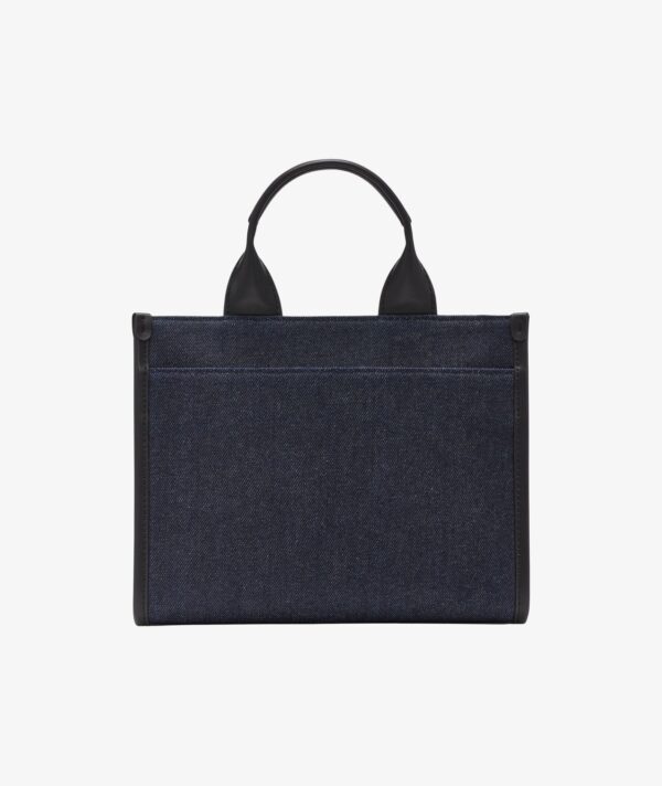 KARL LAGERFELD Kristina Small Tote Bag With Top Zipper In Denim Blue