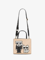 KARL LAGERFELD Maybelle Satchel Duo L in Beige