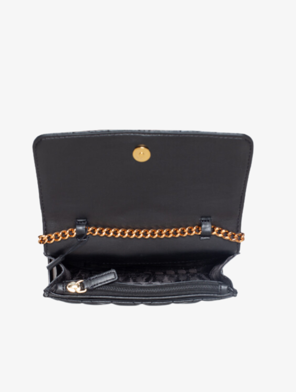 KARL LAGERFELD Lafayette Small Quilted Shoulder Bag in Black