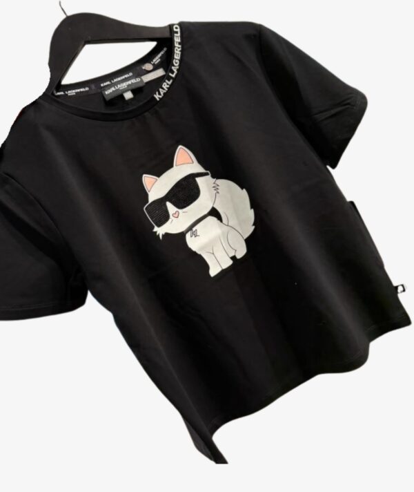 Karl Lagerfeld Iconic Top in Black