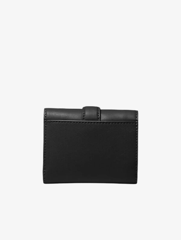 MICHAEL KORS Carmen Small Flap Billfold Wallet in Black