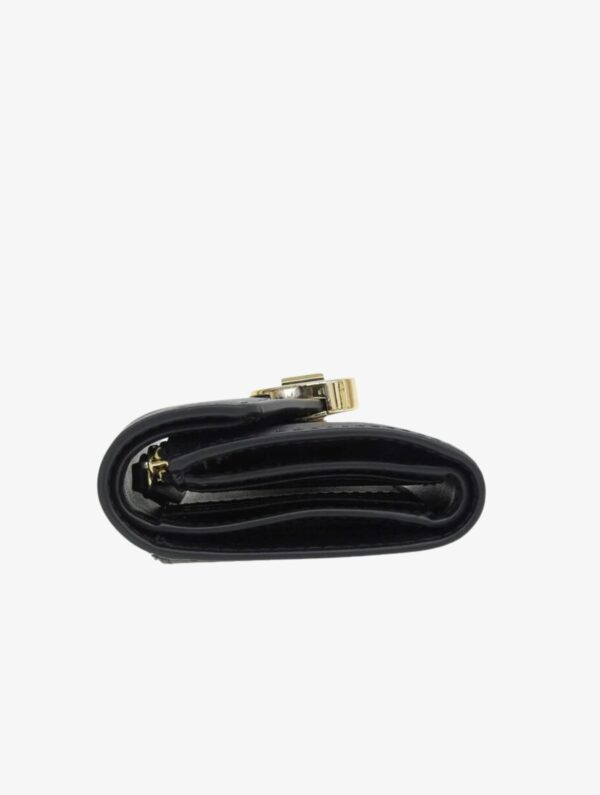 MICHAEL KORS Carmen Small Flap Billfold Wallet in Black