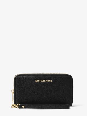 MICHAEL KORS Jet Set Medium Logo Smartphone Wrislet and Wallet In Black