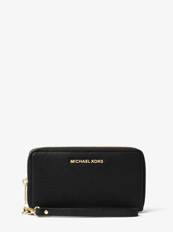 MICHAEL KORS Jet Set Medium Logo Smartphone Wrislet and Wallet In Black