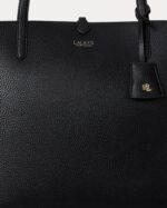 Ralph Lauren Reversible Medium Tote In Taupe & BLack With Wristlet