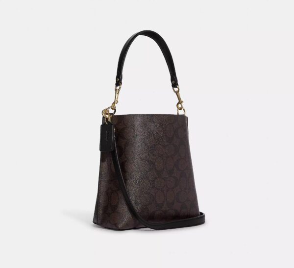 COACH Mollie Bucket Bag 22 In Signature Canvas Brown