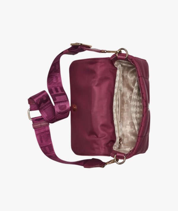 KARL LAGERFELD Voyage Logo Crossbody in Aged Wine