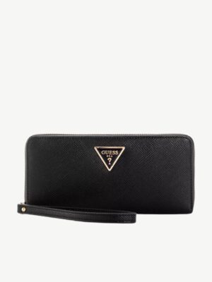 GUESS Laurel Zip Around Wallet in Black