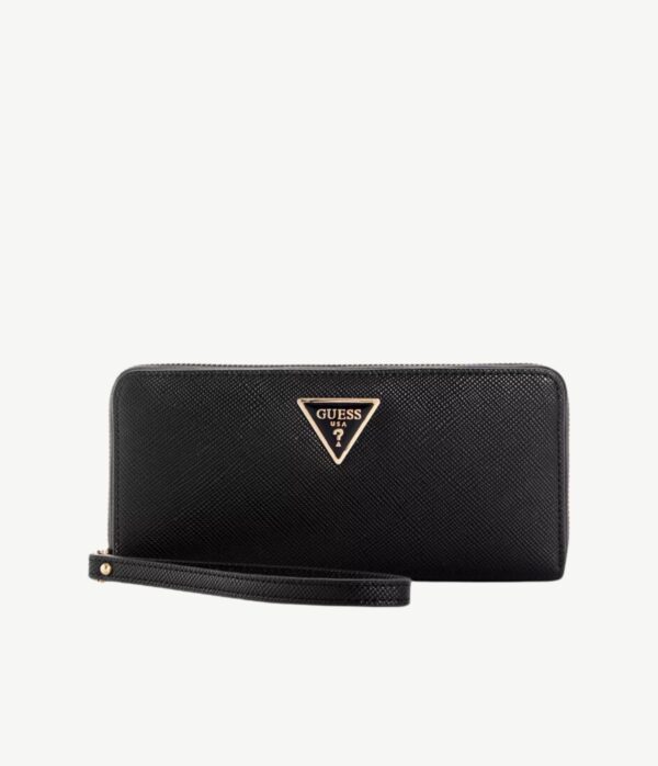 GUESS Laurel Zip Around Wallet in Black