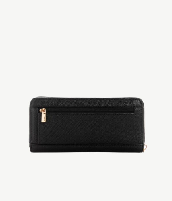 GUESS Laurel Zip Around Wallet in Black