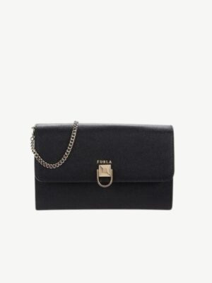 FURLA clutch, Shoulder & Crossbody Bag in Black