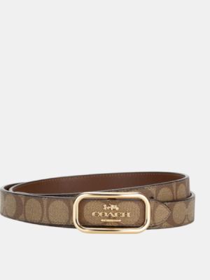 COACH Morgan Belt in signature beige