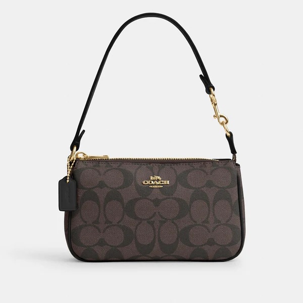 COACH Nolita Bag in Signature Canvas Brown/Black